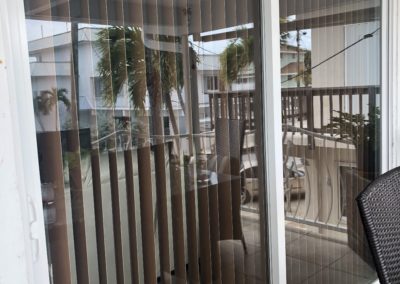 Backyard windows of a house